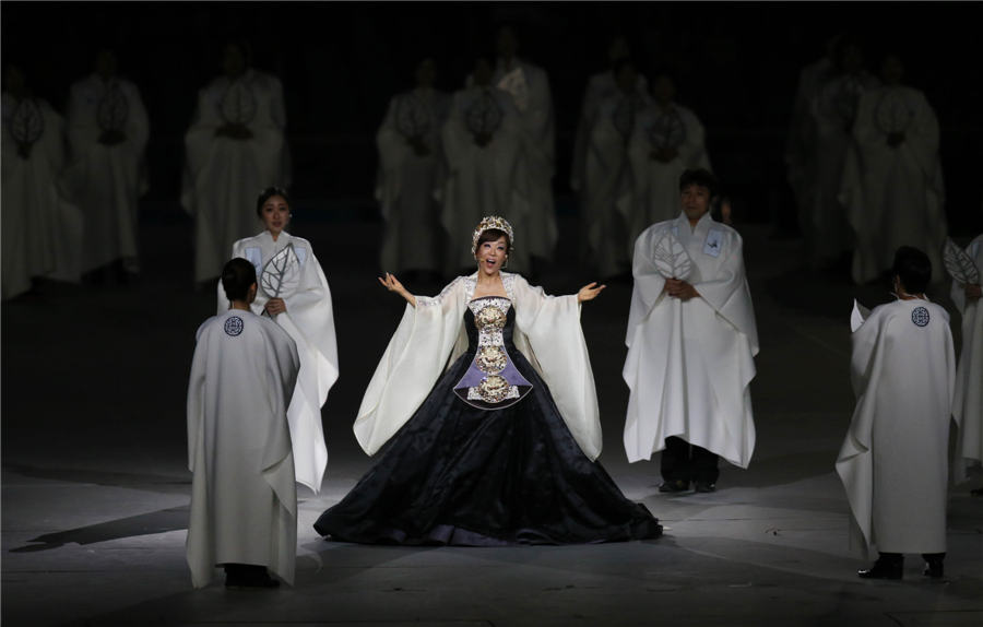 Hightlights from Incheon Asian Games opening ceremony