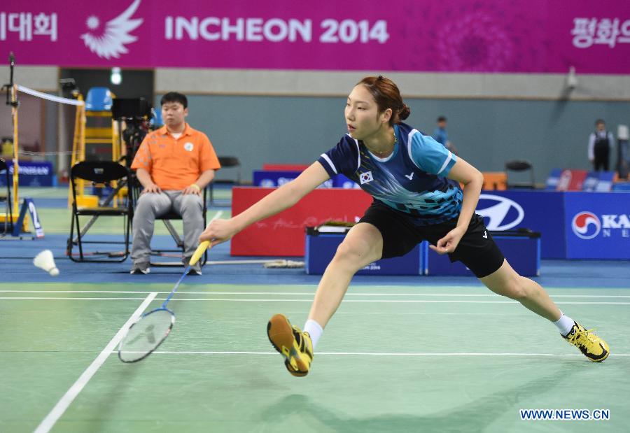 China claims title of Women's team match of Badminton event