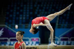 China claims title of Women's team match of Badminton event