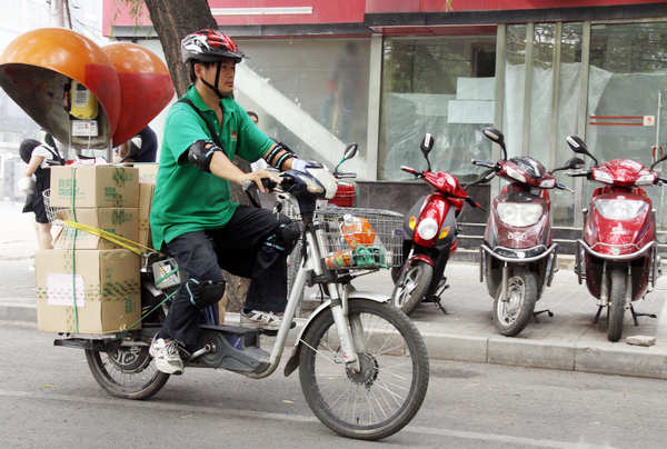 Electric bicycles facing end of dangerous road