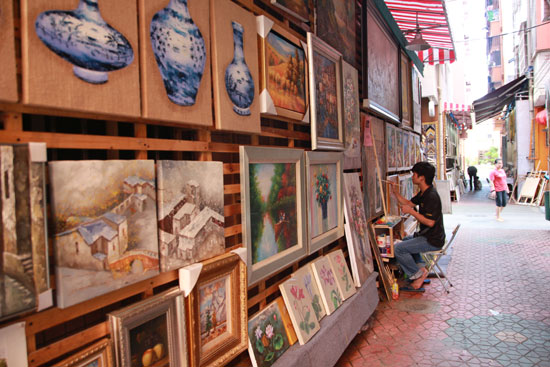 Oil painting village in Shenzhen