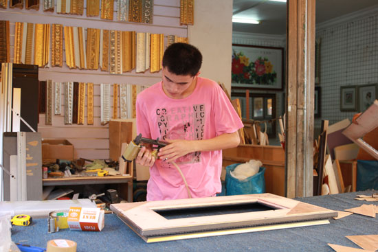 Oil painting village in Shenzhen