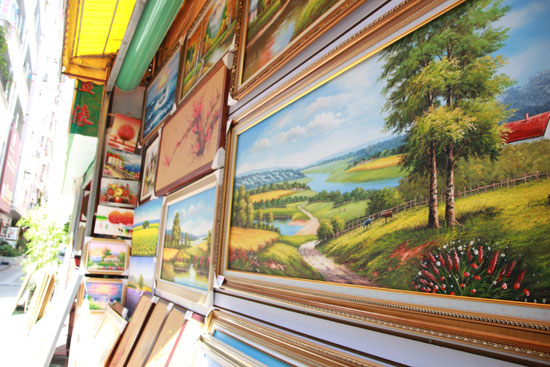 Oil painting village in Shenzhen