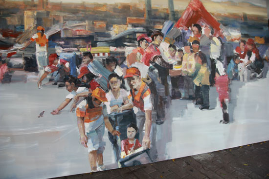 Oil painting village in Shenzhen