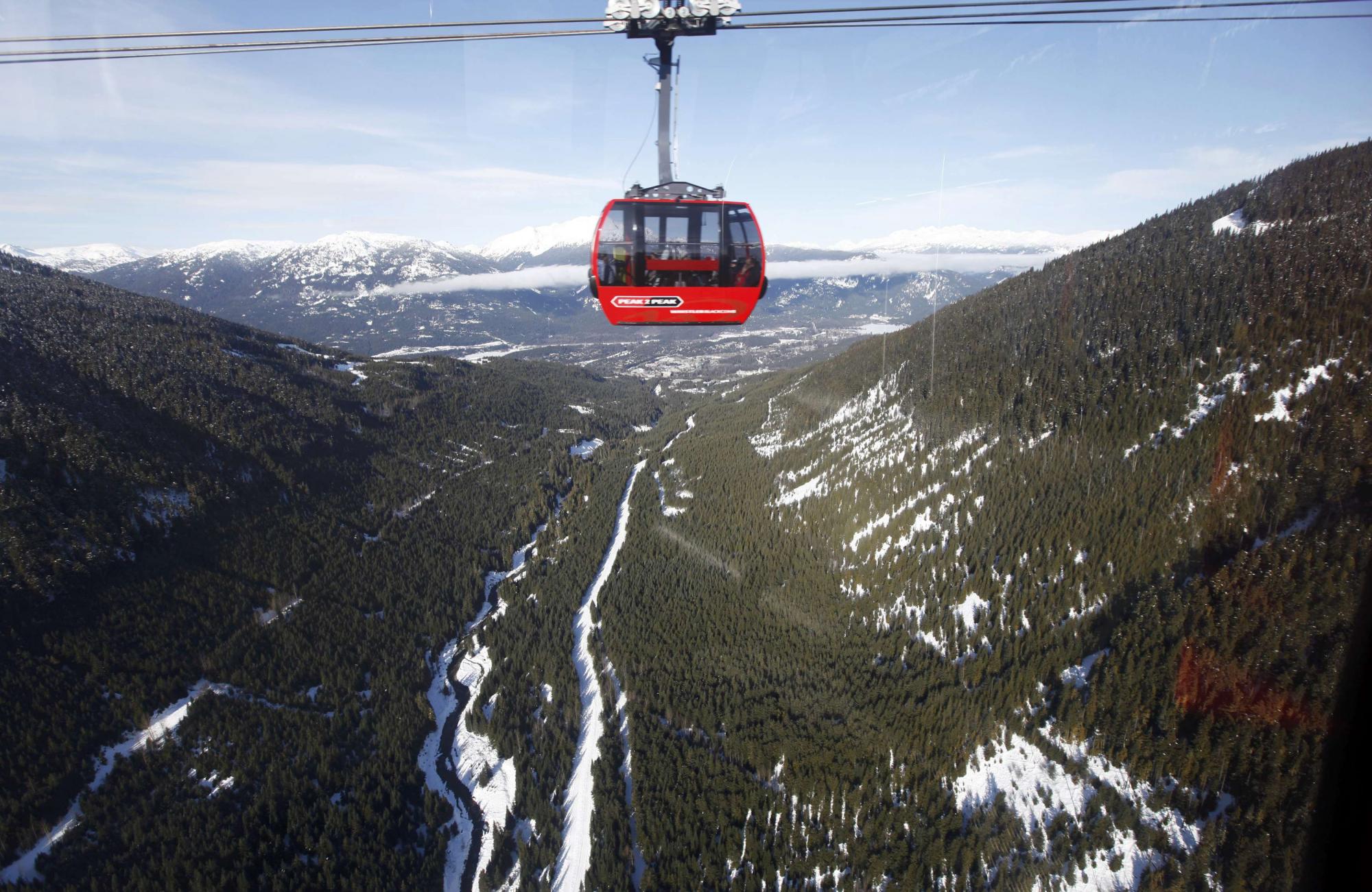 Skiing mountain snapshots