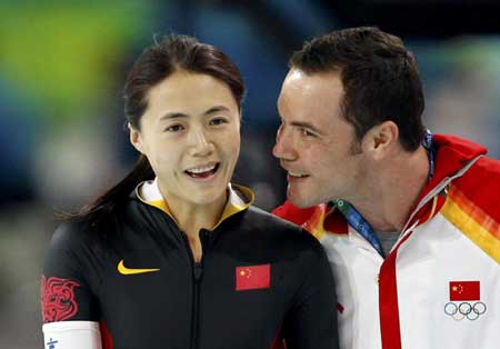 Speed skater Wang not to give up Olympic hope