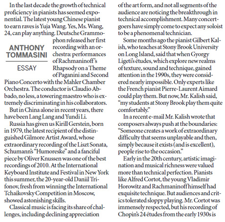 Piano virtuosos fill concert halls