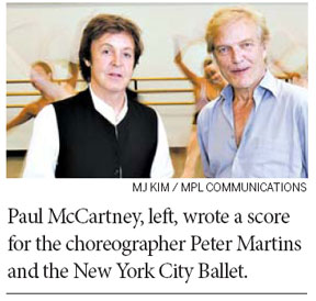 A Beatle plunges deep into ballet