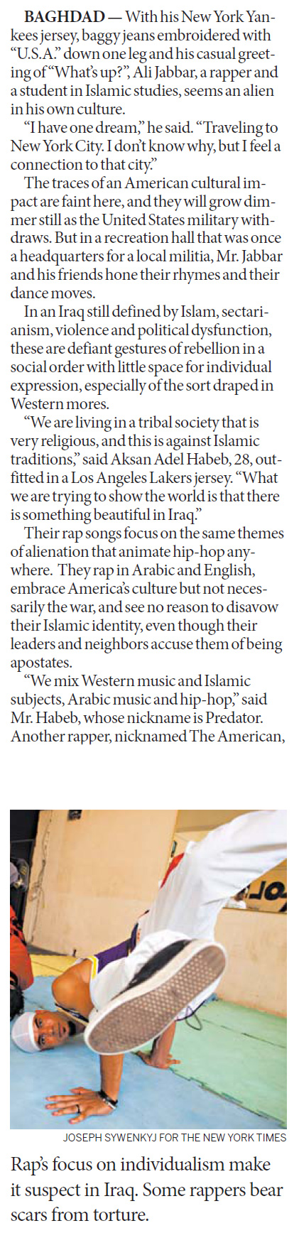 Hip-hop devotees defy Islamic norms