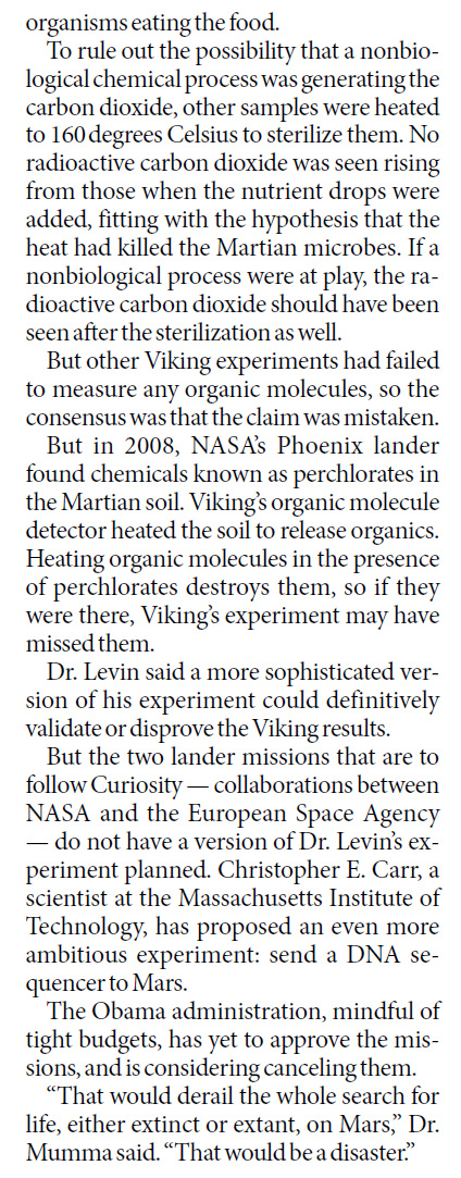 Life on Earth, by way of Mars