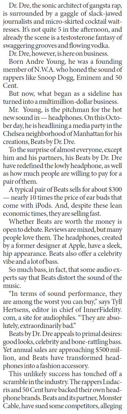 Headphones with swagger(and lots of bass)