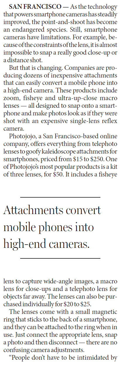 Smartphone photography makes strides