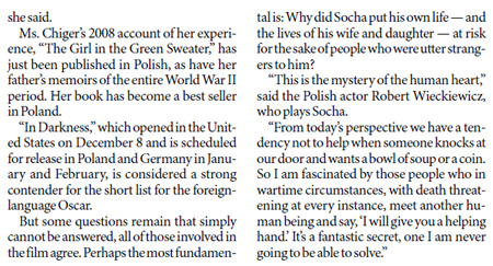 A tale of heroism in the Holocaust