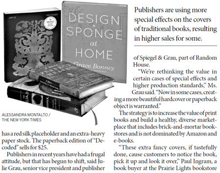Publishers emphasize gilded covers in the era of e-books