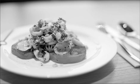 Heading for food central