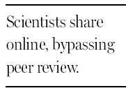 Using the Web to open the scientific process