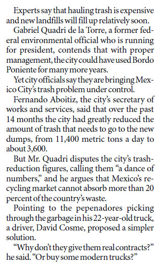 In Mexico, some see trash as treasure worth defending