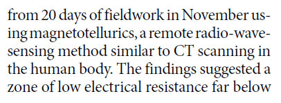 Specter of a supervolcano on a Bolivian mountain