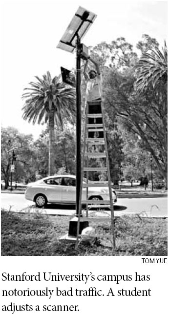 Incentives for drivers who avoid the busiest streets