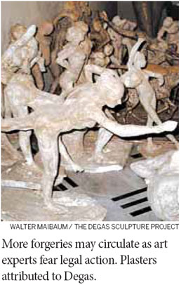 Suits deter art authentication