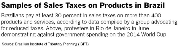 In Brazil, growing prices enrage the middle class