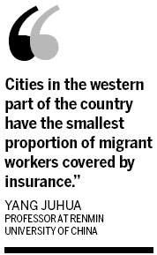 Low number of migrant workers have insurance
