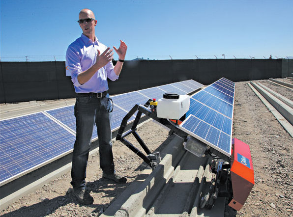 Robots to the aid of solar farming