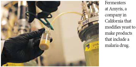 Exotic scents, via yeast