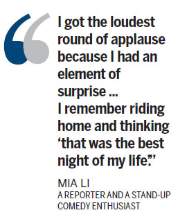 Standing up for laughs