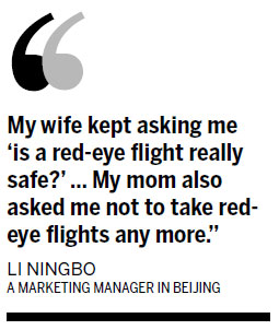 Red-eye flights lose their appeal
