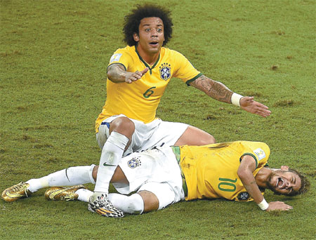 Brazil outraged by Neymar's exit