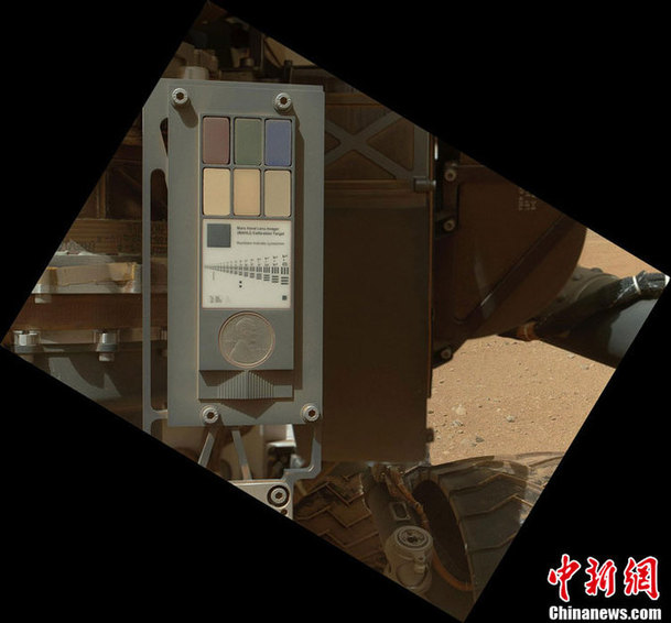 美“好奇号”火星车 火星“玩”自拍（图）