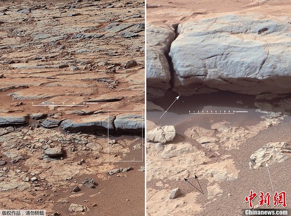 “好奇”号首次钻探火星岩石寻水迹