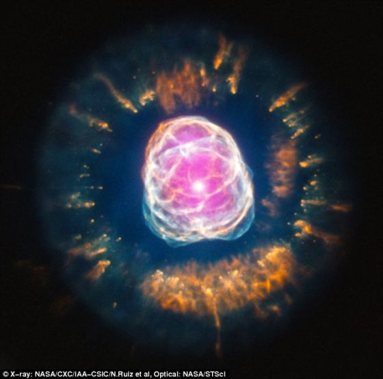 NASA公布爱斯基摩人星云壮美死亡照片