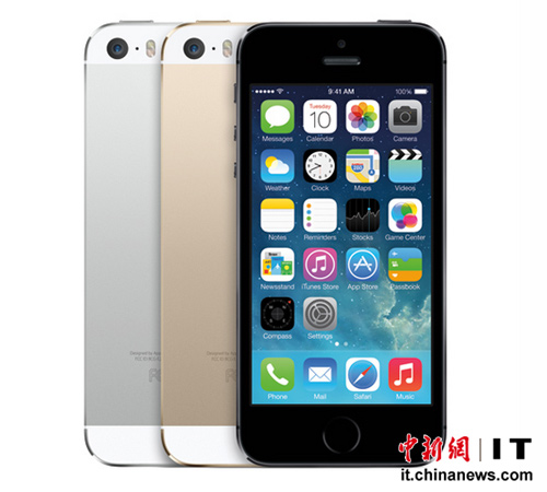 苹果发布会iPhone5s亮相 支持指纹识别 中国首发