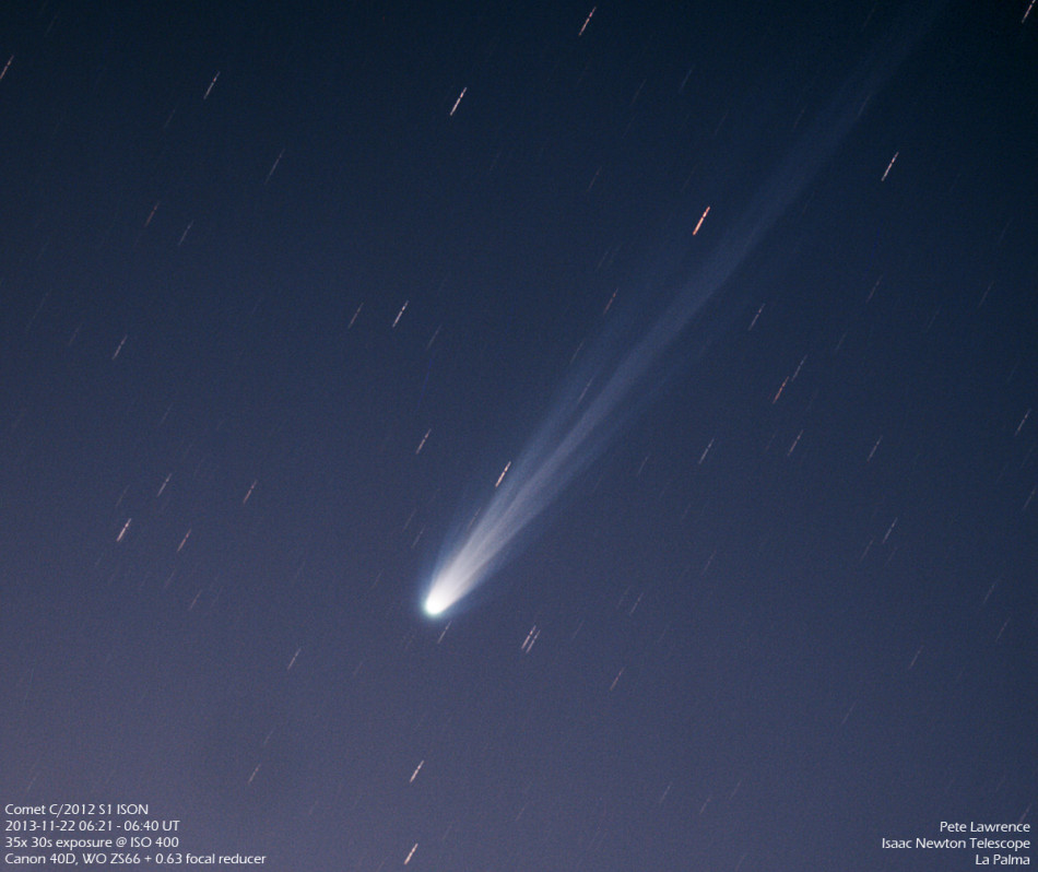 ISON世纪彗星月底撞日：或揭太阳系形成之谜