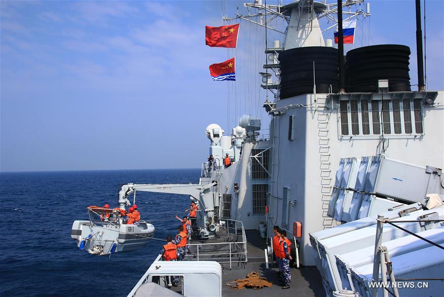 China-Russia naval joint drill held in South China Sea