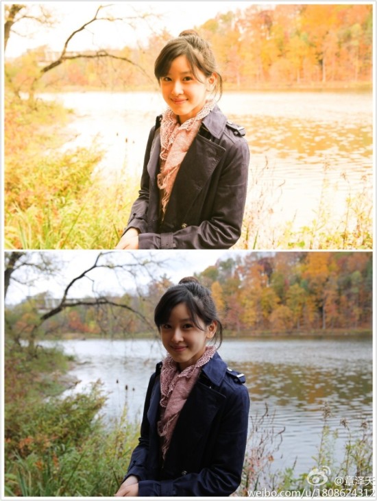 “奶茶妹妹”海量生活照