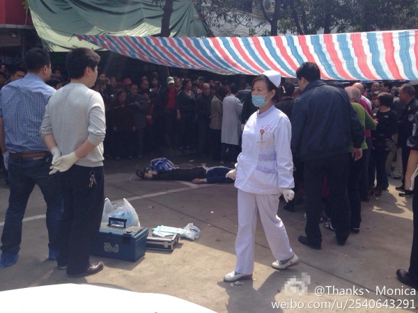 老人劝架被协管打死续：数次被打倒 肋骨折断