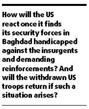 The good and bad of US pullout