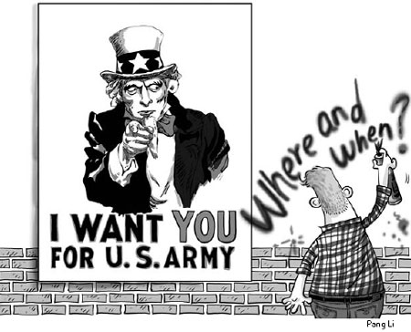 US troops' problem of not plenty