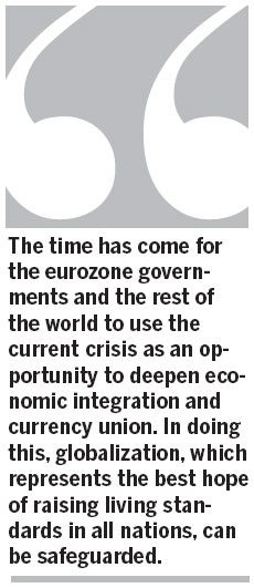 Save euro, save globalization