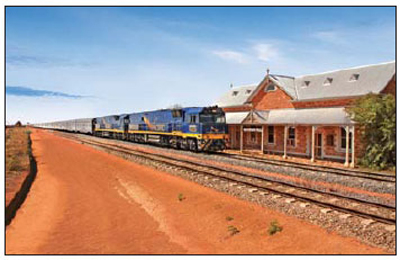 Across Australia by rail