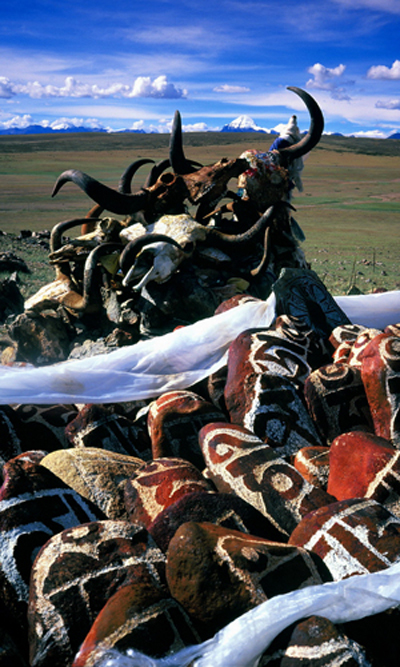 Tibet through the Lenses--Stones for praying