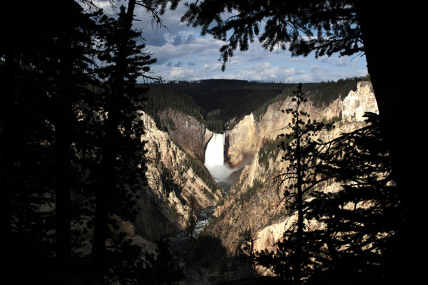 Amazing landscapes of Yellowstone National Park