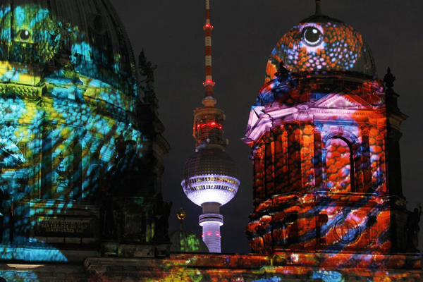 Upcoming festival of lights rehearsed in Berlin
