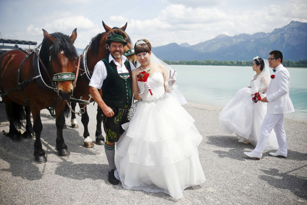 Group marriage at Neuschwanstein Castle