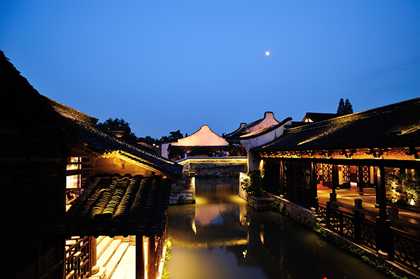 Feeling tender night in Wuzhen