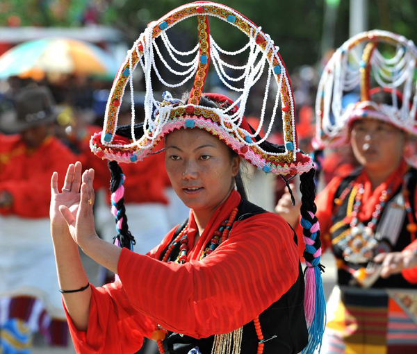 Dama festival kicks off in Gyangze, China's Tibet