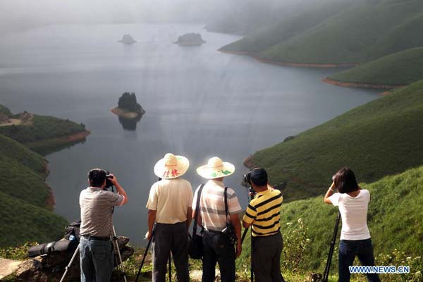 Scenery of Tianhu Scenic Spot